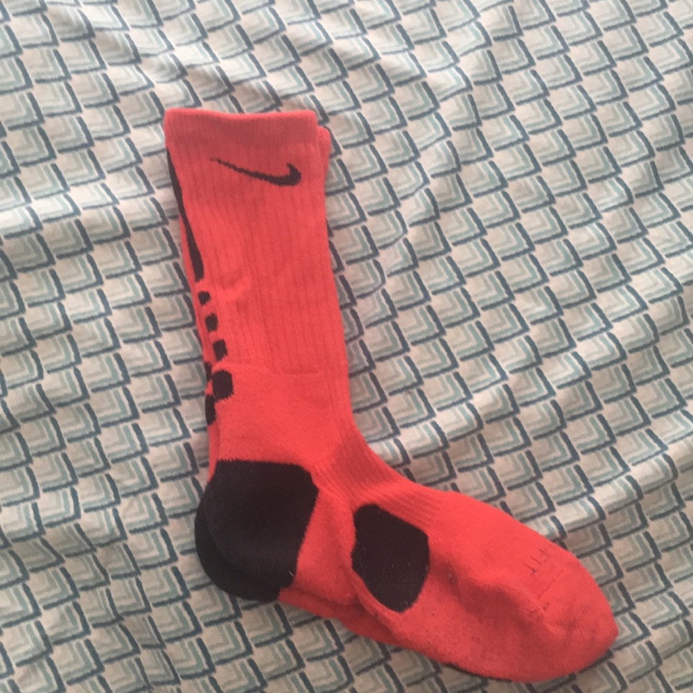 Nike Elite Black and Red Perfomance Socks
